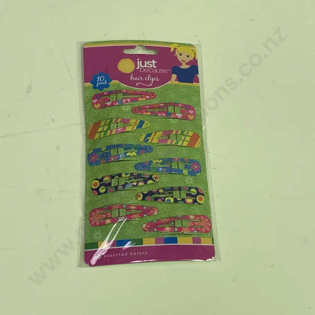 Large Assortment of "Just Because" Hair Clips Image 1++