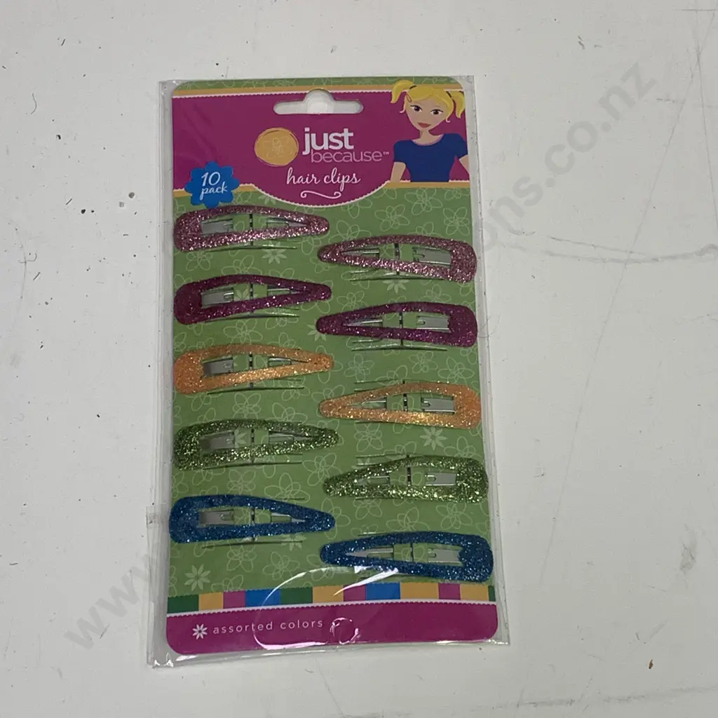 Large Assortment of "Just Because" Hair Clips Image 1++