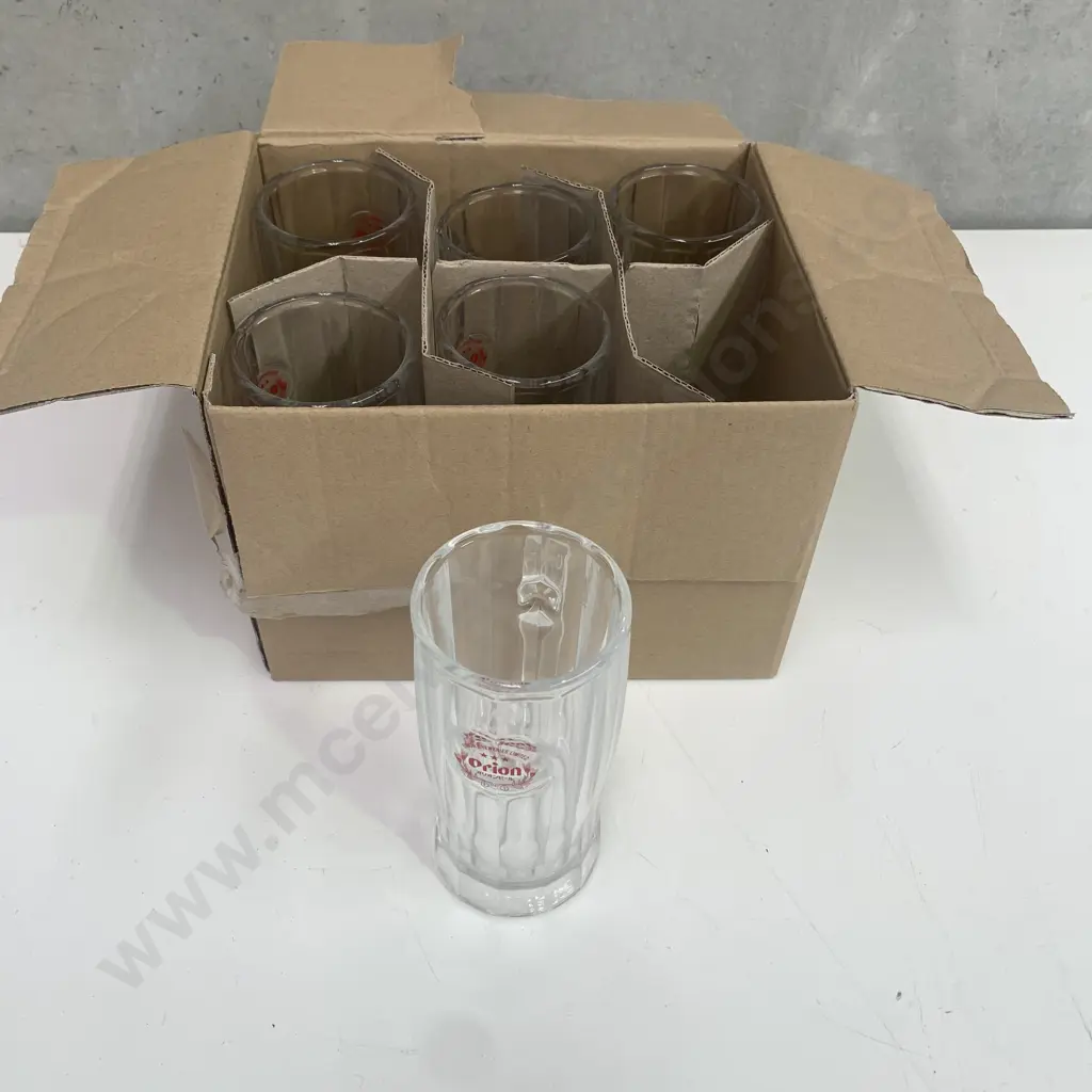 Set of 6 Orion 400ml Beer Glasses Image 1++