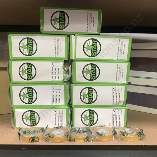 7 Boxes + of Cellulose Tape, 12mm x 33mm x 12R, individualy wrapped