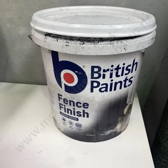 British Paints Fence Finish - Ebony 10L Pail (approx 7 L)