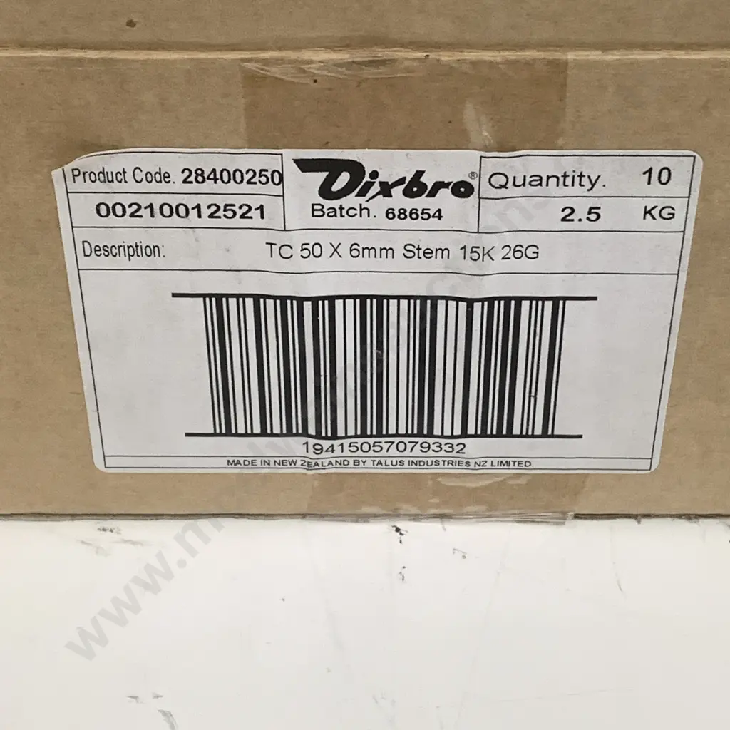 10 Dixbro Power Brushes TC50 x 6mm Stem 15K 26G plus 1 other Image 1++