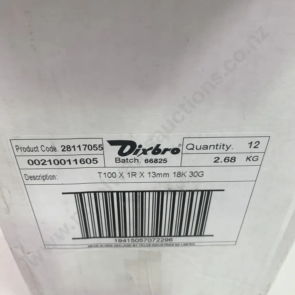 Dixbro Grinder Brushes x 12, T100 x 1R x 13mm 18K 30G Image 1++