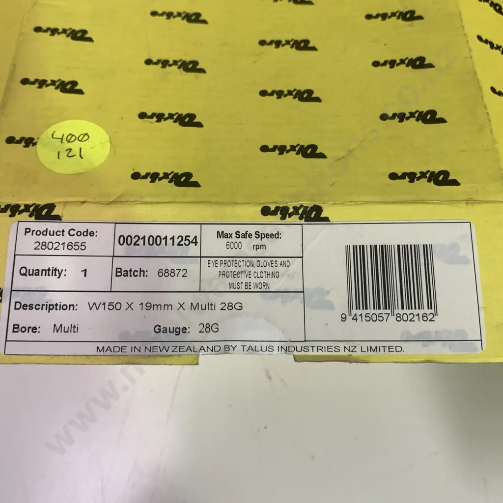 5 x Dixbro Grinder Brushes, W150 x 19mm x Multi 28G one of, S250 x 13mm x 83mm 28G two of plus 1 other Image 1++