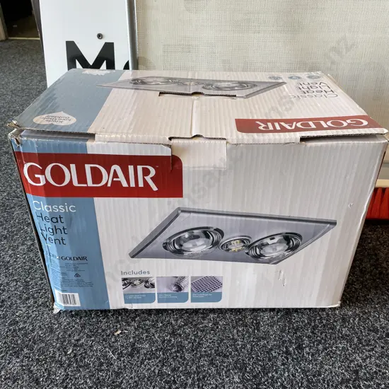 Goldair Classic Heat Light Vent Unit. New in Box