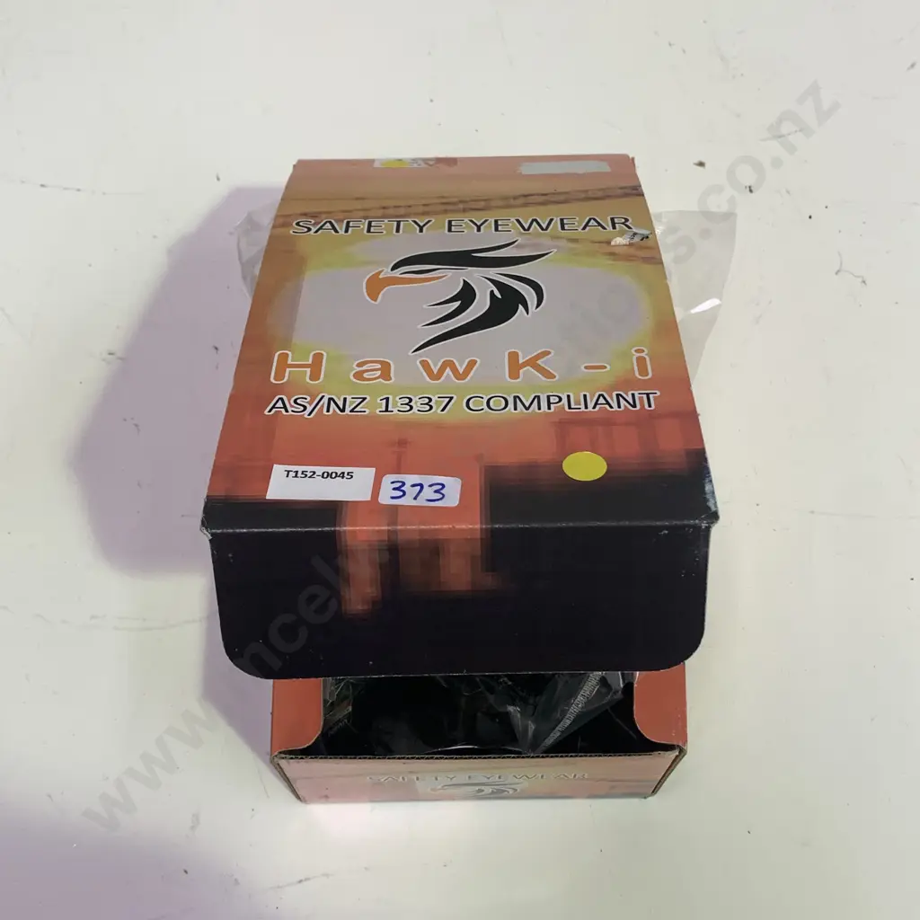 Box of 12 As new Hawk-i Safety Glasses. AS/NZ 1337 compliant Image 1++