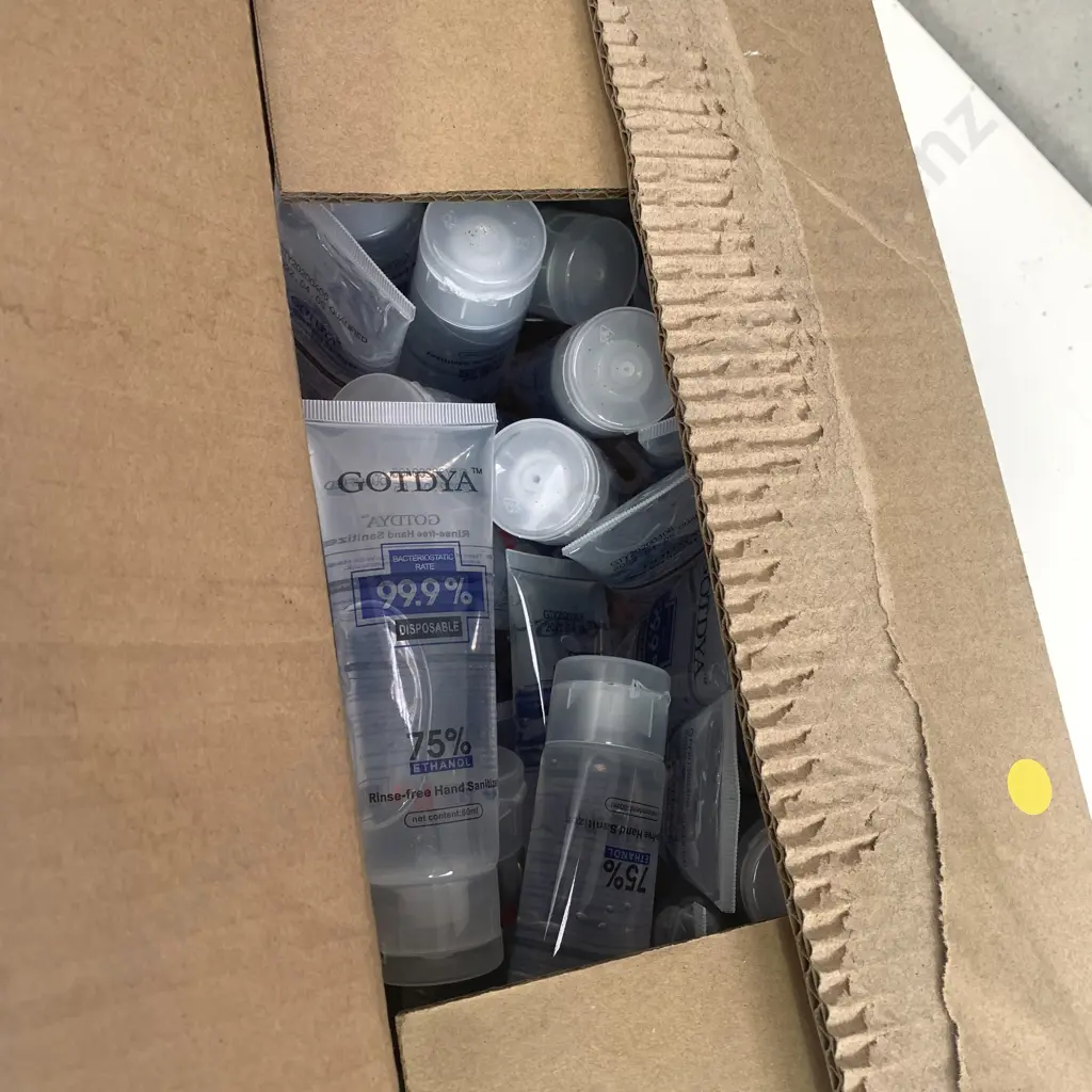 Box of 80ml Rinse Free Hand Sanitizer Units Image 1++