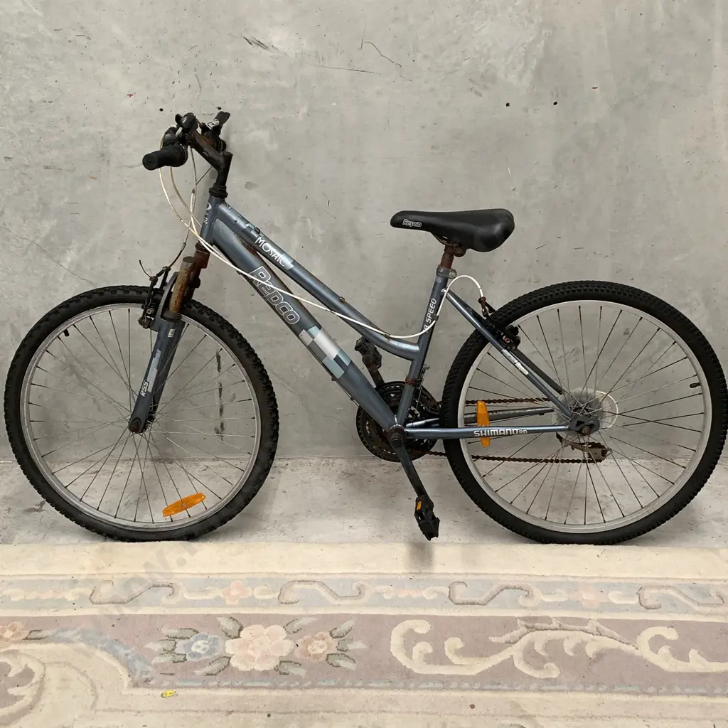 Selection of 4 Bikes including Diamond Back Bronco 26, Blue Grey Repco Mosaic Bike, Blue/Black Tarini TS18 Mountain Bike Image 1++