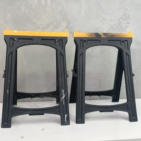 Pair Foldable Saw Horses