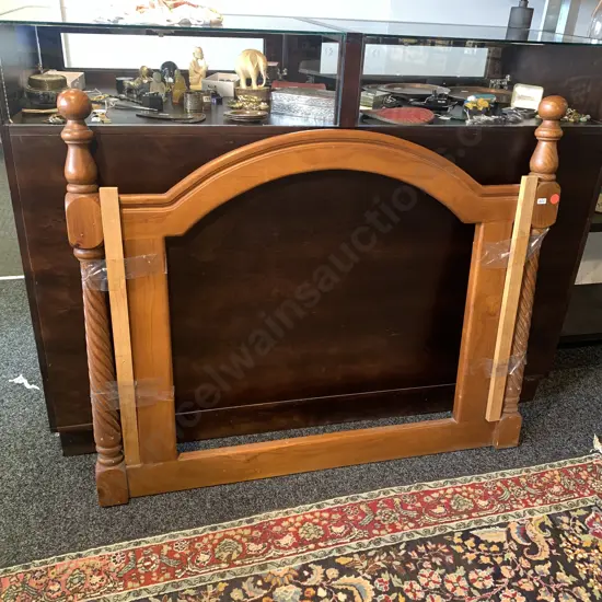 Solid Wood Mirror Frame Bed Style