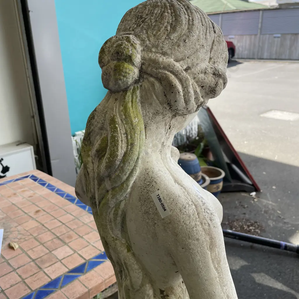 Stunning Large Concrete Statue of Lady Water Carrier. H1.35 metres tall. Very heavy Image 1++
