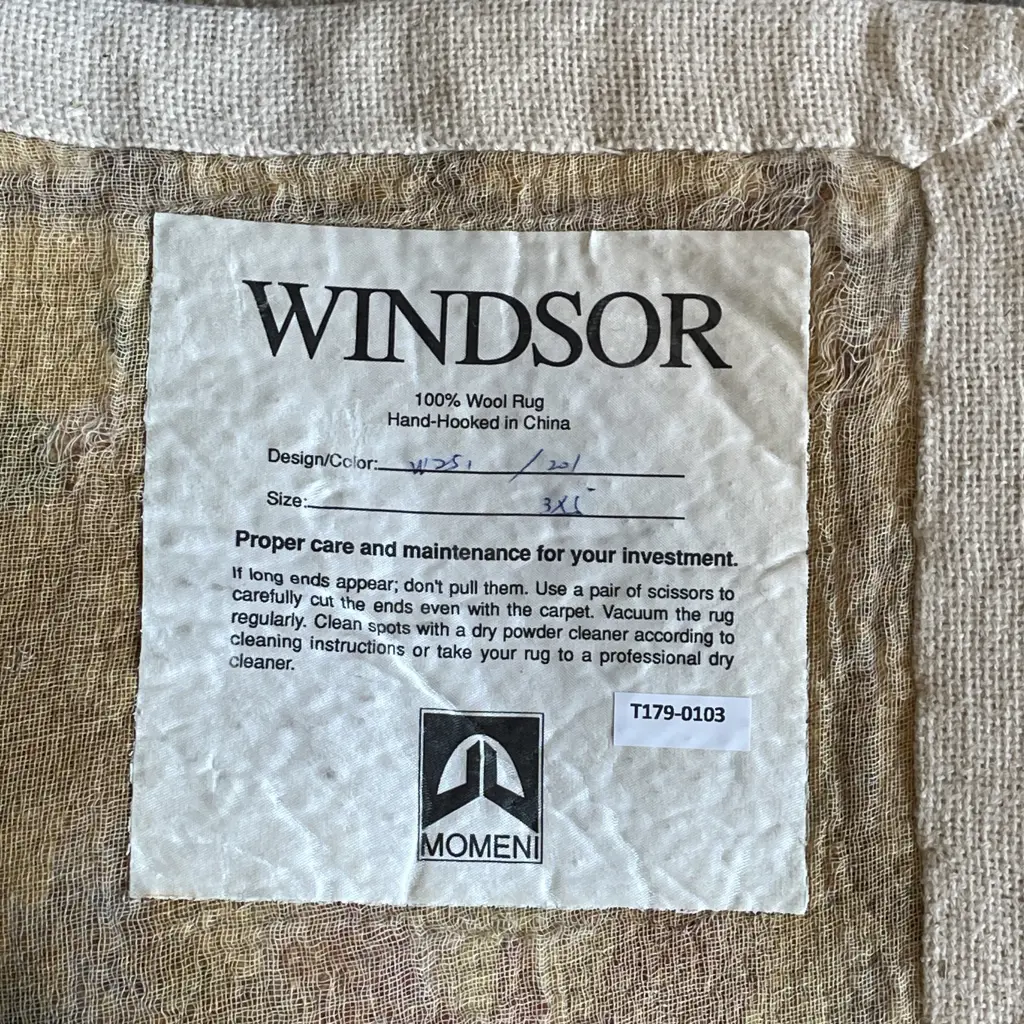 Windsor 100% Hand knotted Floor Rug 152 x 90cm Image 1++