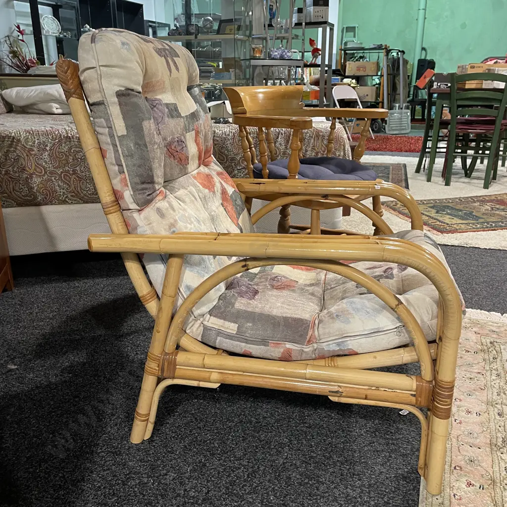 Solid Cane Armchair Image 1++