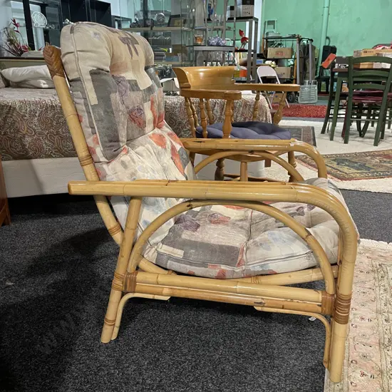 Solid Cane Armchair