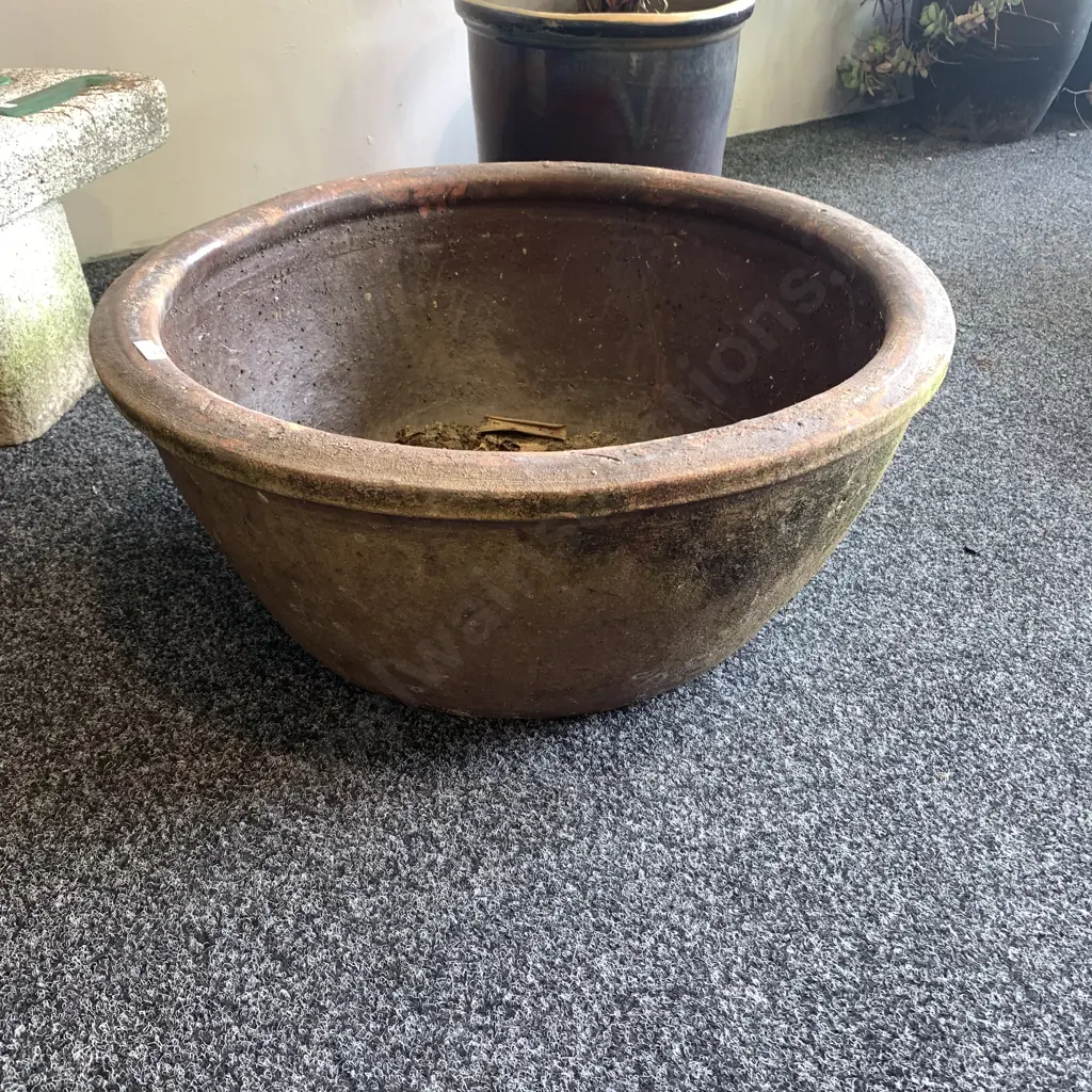 Large Terracotta Outdoor Planter Pot H27 DIA64cm Image 1++