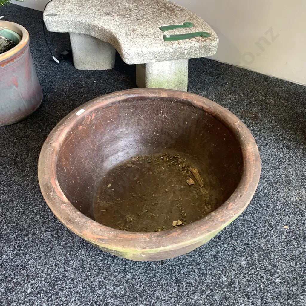 Large Terracotta Outdoor Planter Pot H27 DIA64cm Image 1++