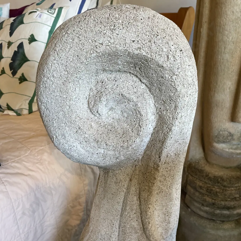 Awesome Concrete Koru Garden Feature, H1 Metre Image 1++