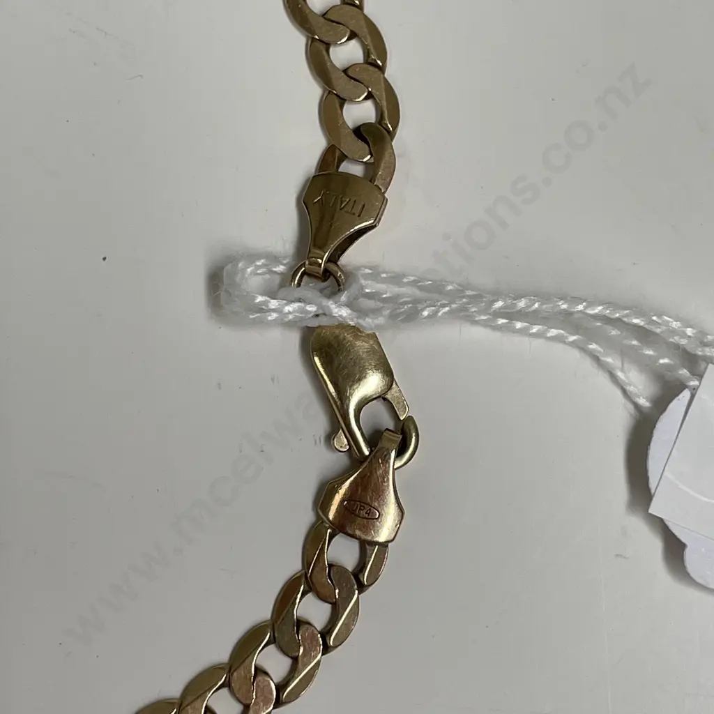 9ct Gold Italian Link Bracelet Image 1++