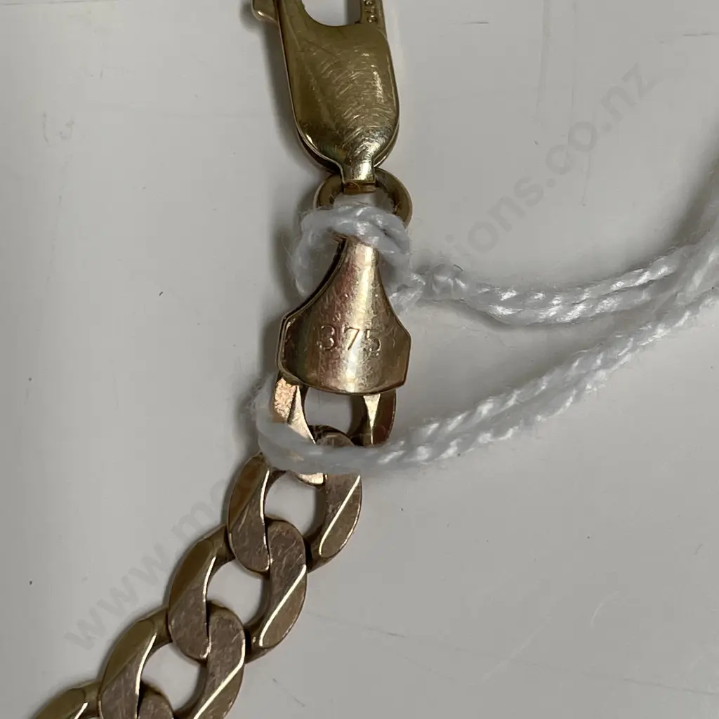 9ct Gold Italian Link Bracelet Image 1++