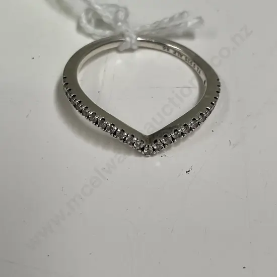 Stamped Sterling Silver Dress Ring