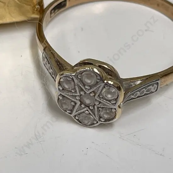Stamped Gold Ring