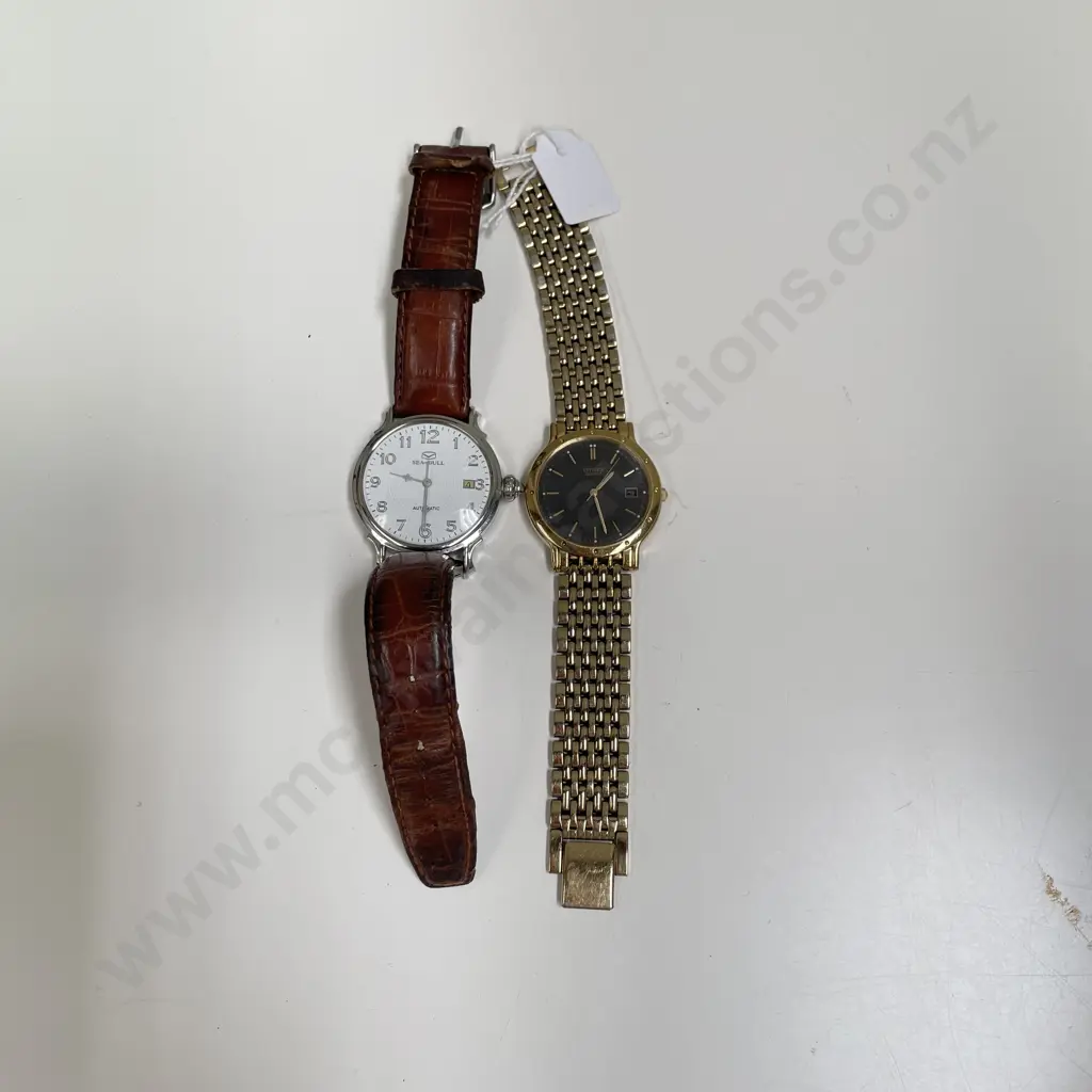 Two Watches: Citizen and Sea-Gull Image 1++