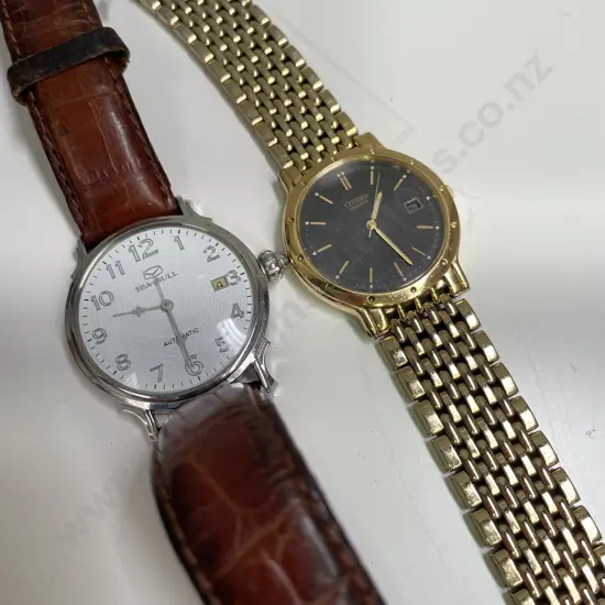 Two Watches: Citizen and Sea-Gull