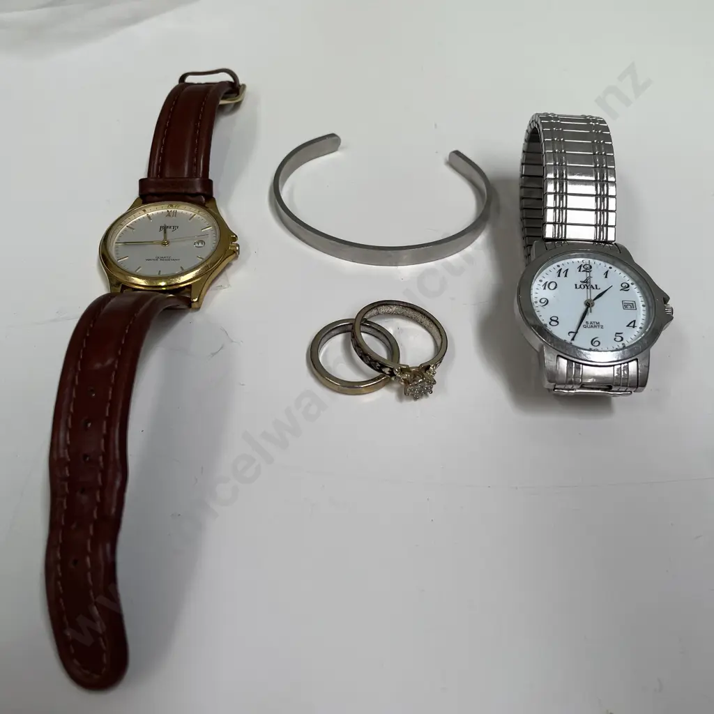 Two watches, rings and bracelet Image 1++