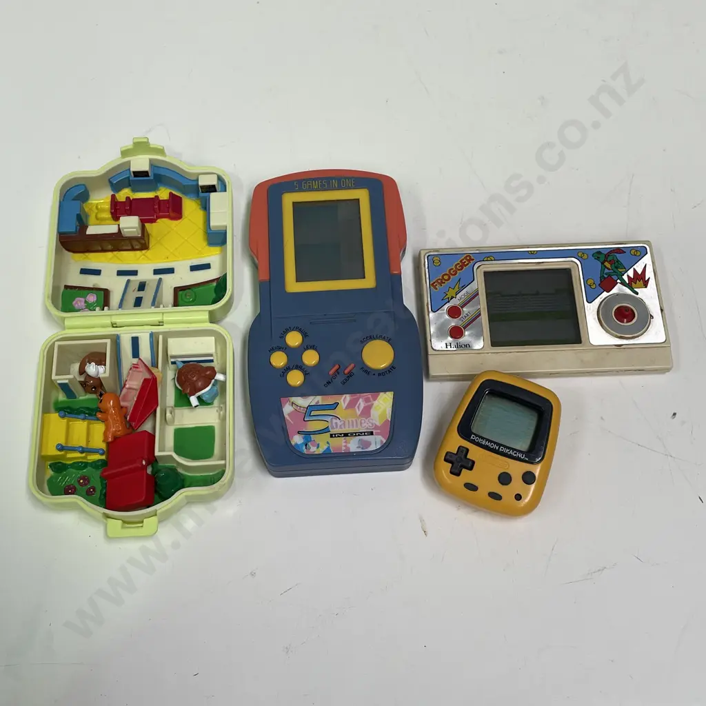 Vintage Games including Halion Frogger, 2 x Pokemon and 5 games in one Image 1++