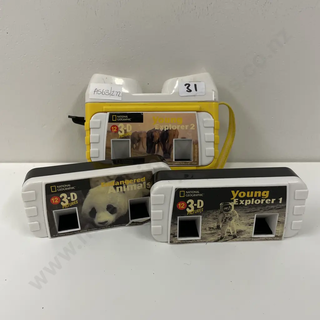 National Geographic Viewfinder with 3D Young Explorer 1 & 2 with Endangered Animals Image 1++