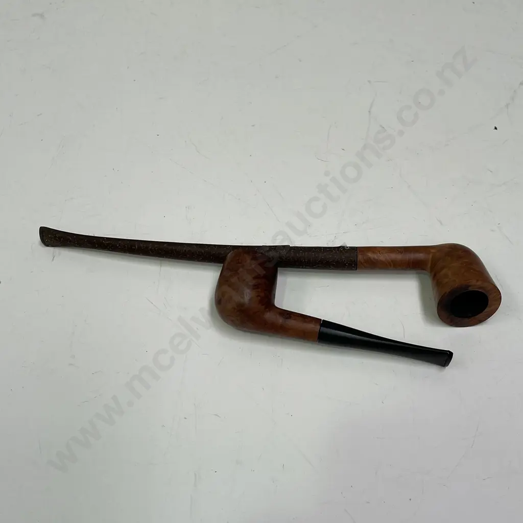 Two Vintage Burr Pipes. Both impressed makers marks Image 1++