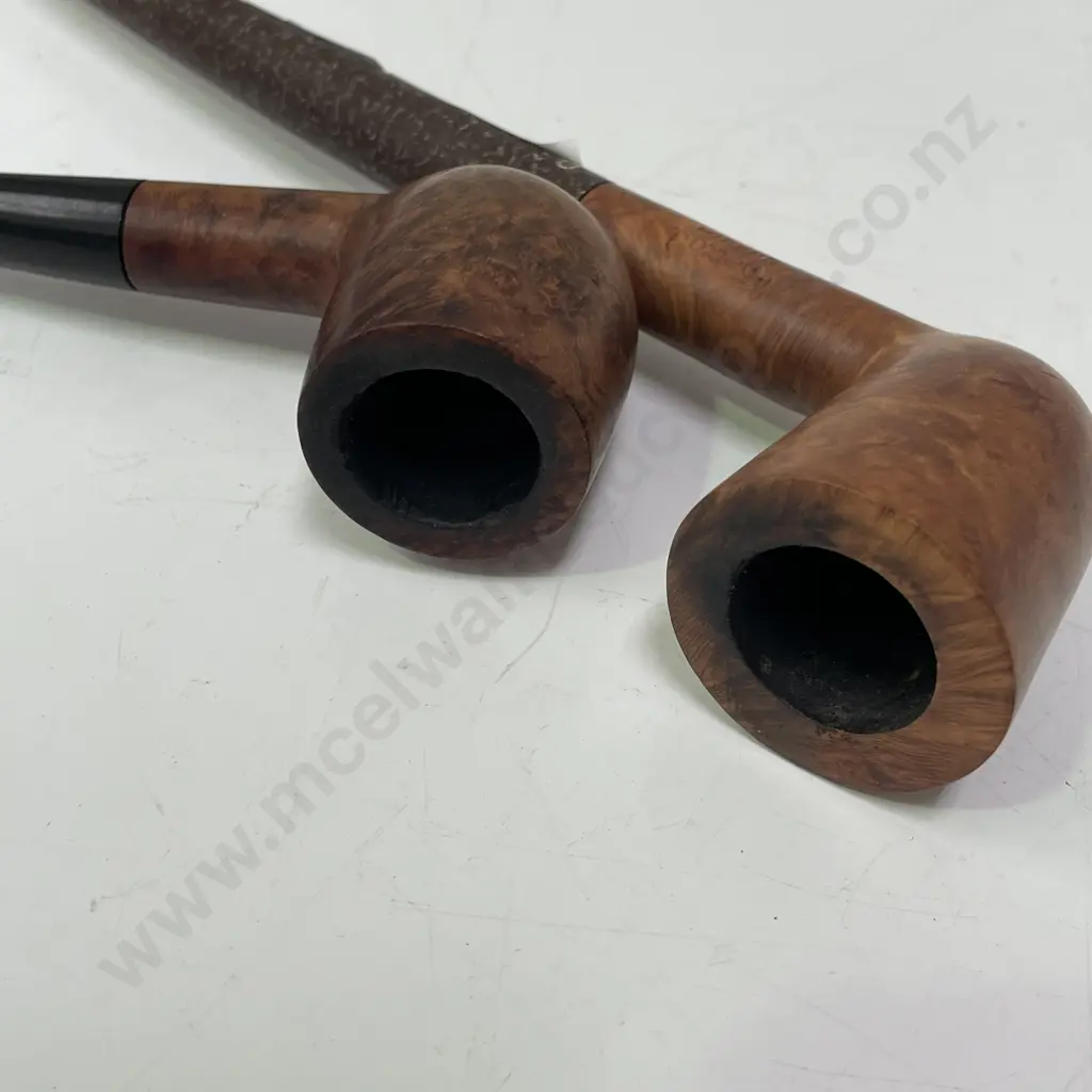 Two Vintage Burr Pipes. Both impressed makers marks Image 1++