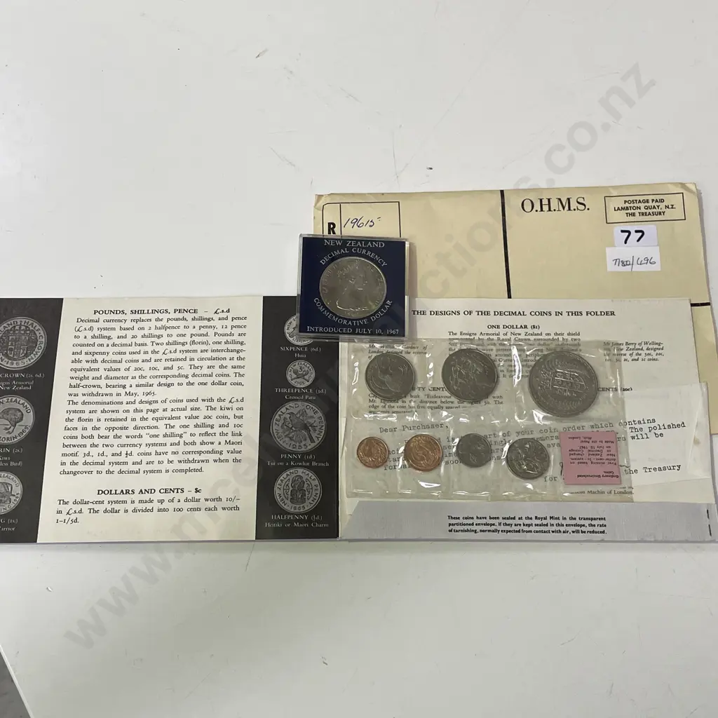 Vintage NZ Souvenir Coins Image 1++