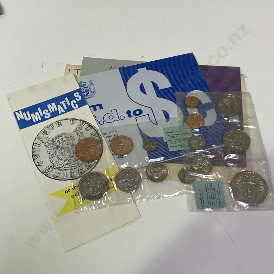 Vintage NZ Souvenir Coins