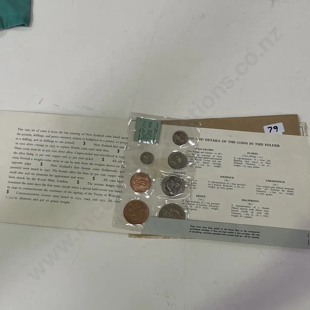 Vintage NZ Souvenir Coins Image 1++