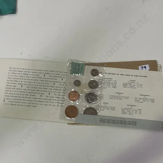Vintage NZ Souvenir Coins