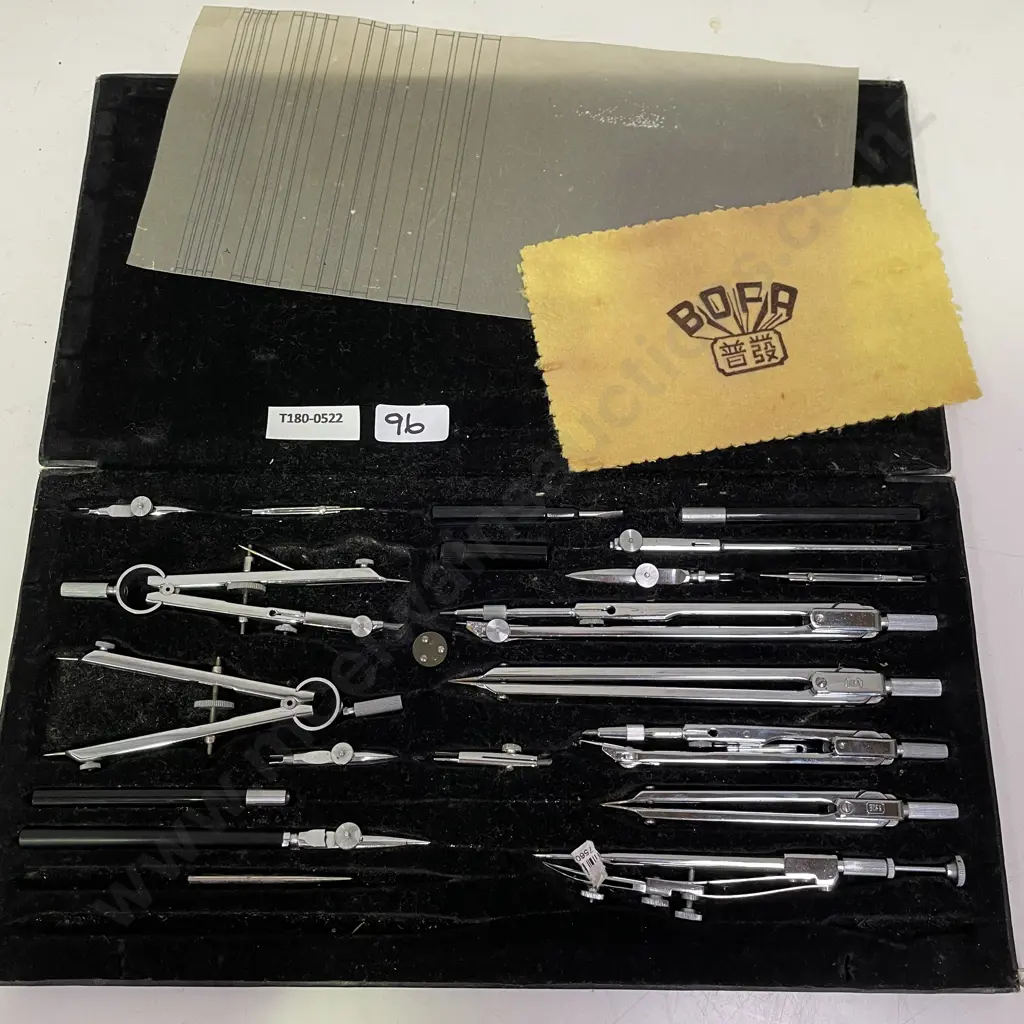Vintage Bofa D423 Technical Drawing Set. Boxed Image 1++