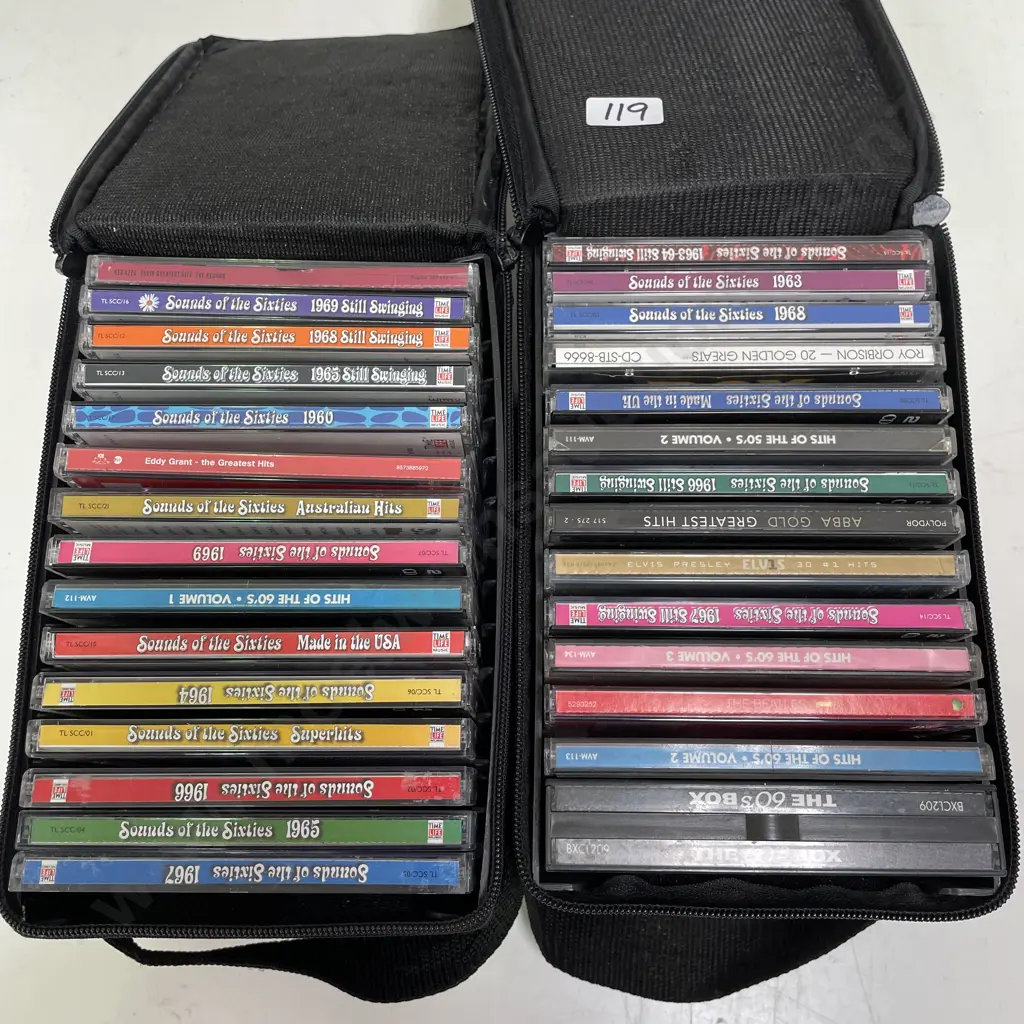 2 Boxed Sets of Sixties Music CD's in cases Image 1++
