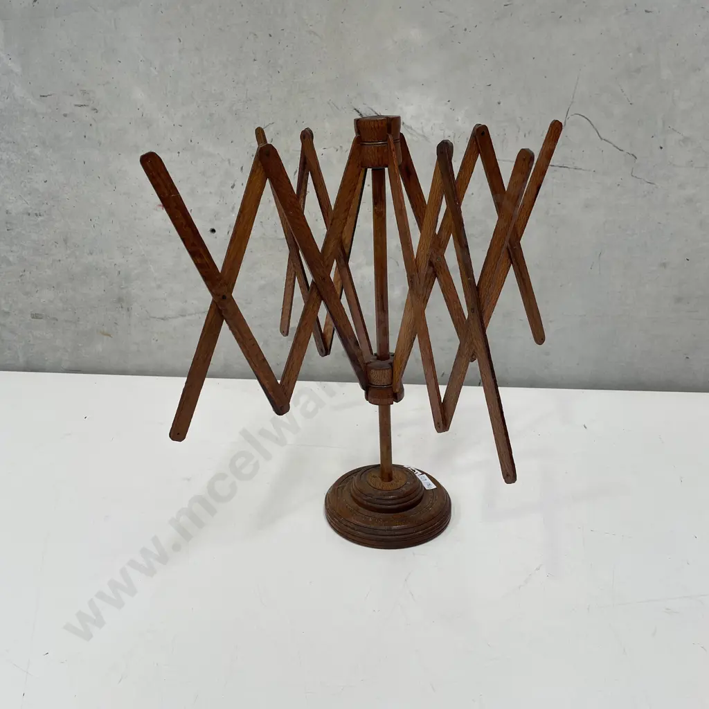 Vintage Wooden Yarn Swift Image 1++