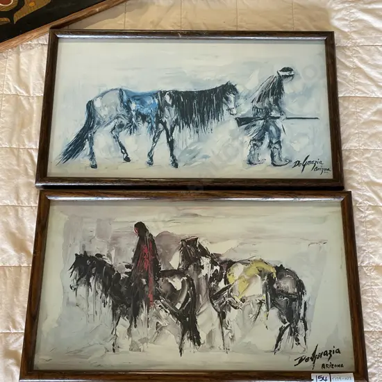 Pair of De Gnazia? Arizona Prints. 48 x 28cm