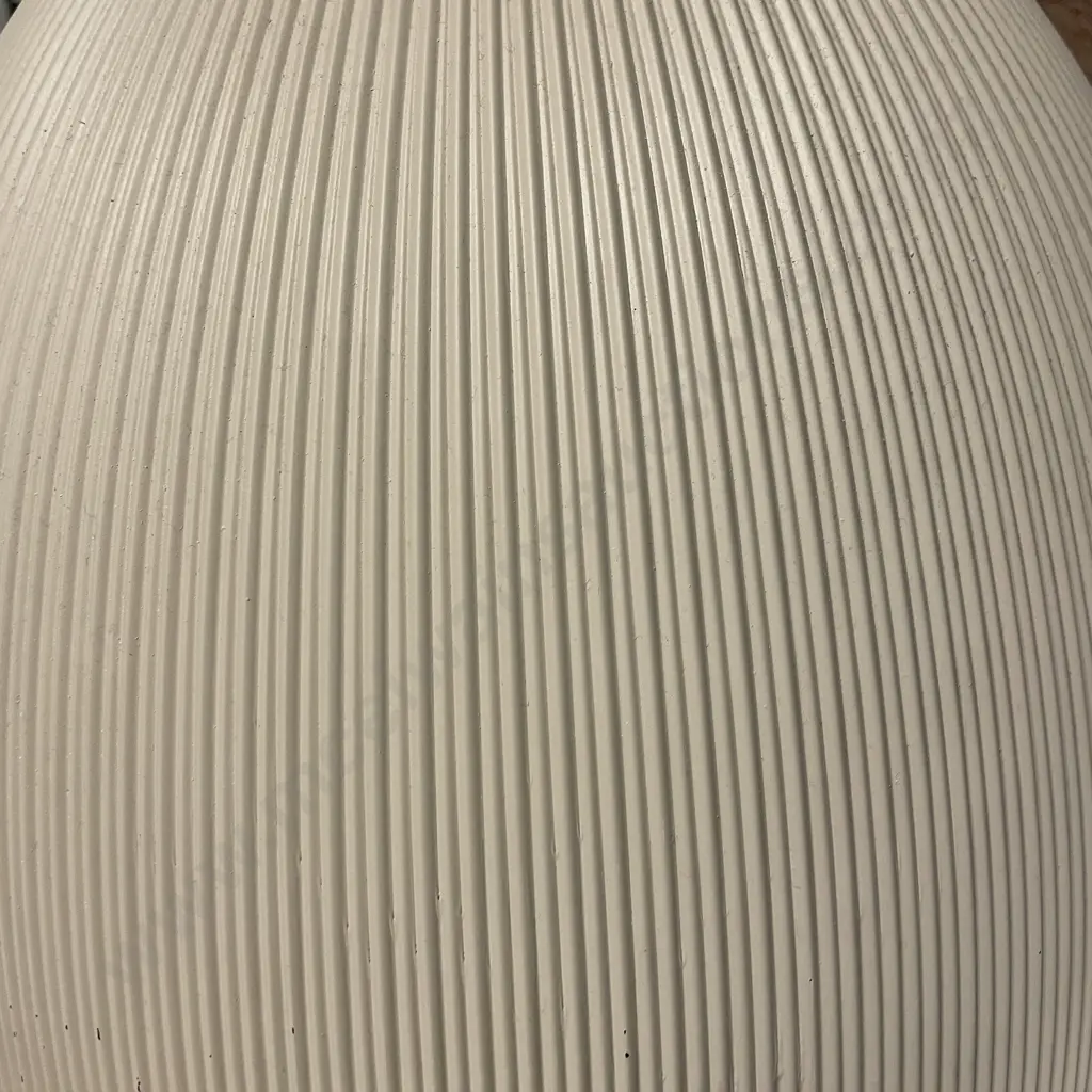 Large Industrial Lamp Shade. Sand coloured. H34cm Dia57cm Image 1++