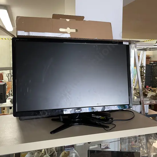 Acer LCD Monitor Model G246HL with Cords and Manual in Box