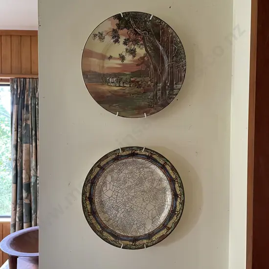 2 Doulton Display Plates, Dia26cm ea