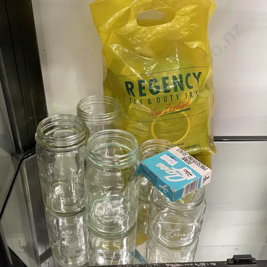 Assorted Agee Jars and Lids