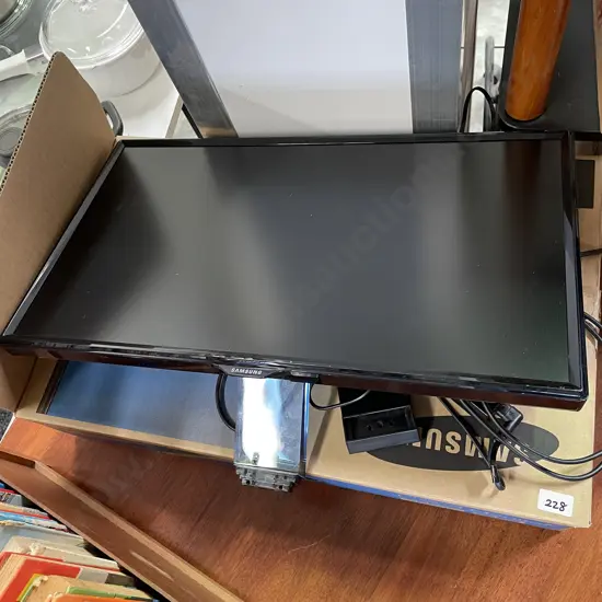 Samsung Colour Display Unit Model S24E390HL with Cords and Manual in Box
