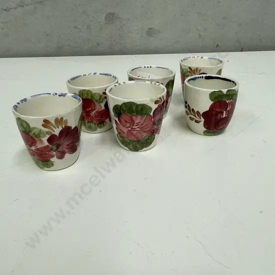 Set of 6 Belle Fiore Egg Cups