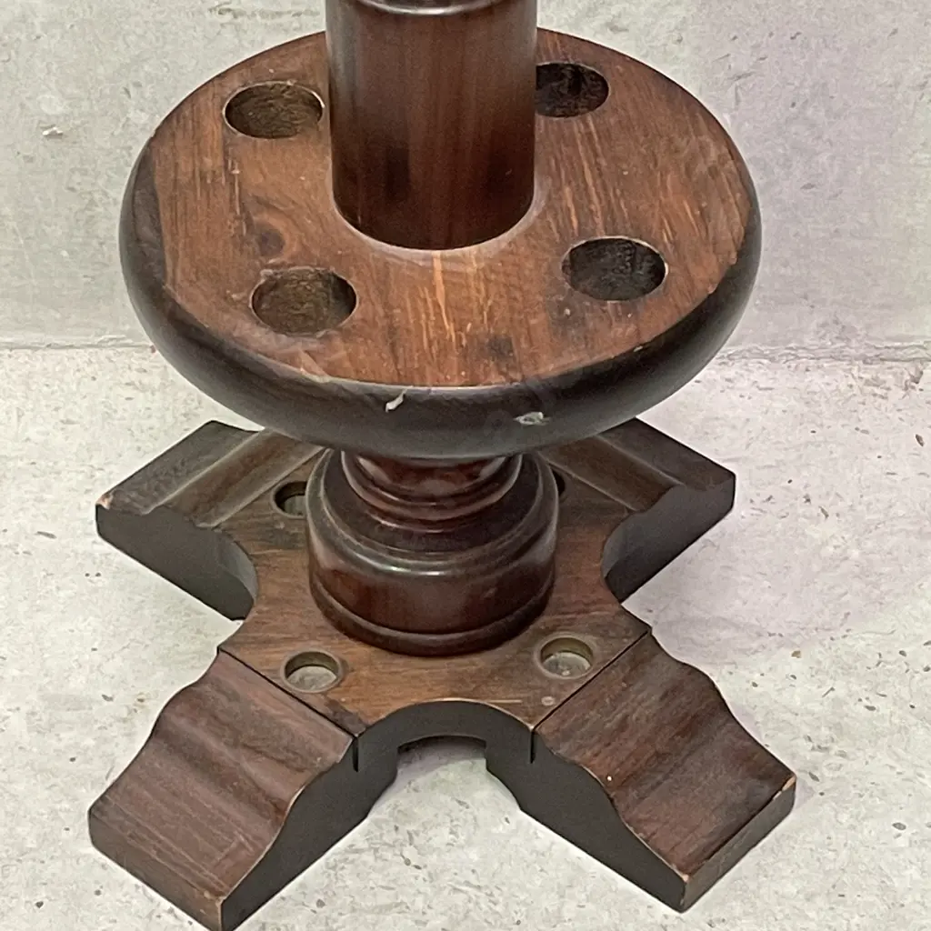 Vintage Solid Wood Coat/Umbrella Stand H1.8m Image 1++