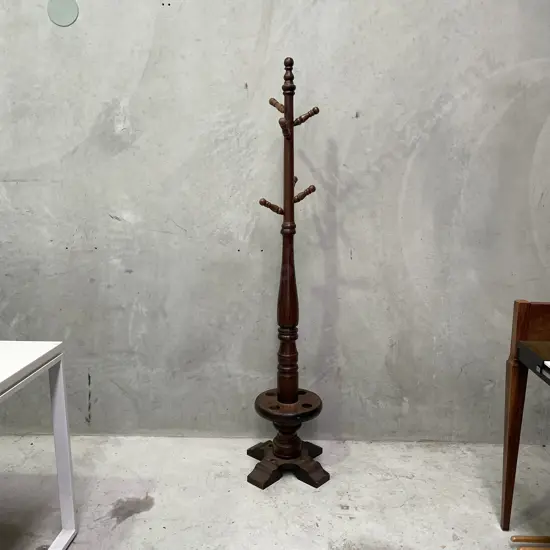 Vintage Solid Wood Coat/Umbrella Stand H1.8m