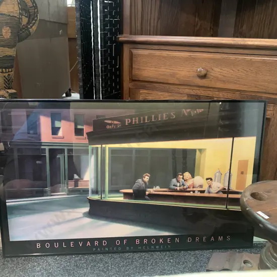 Framed Glazed Print "The Boulevard of Broken Dreams" 920 x 560cm