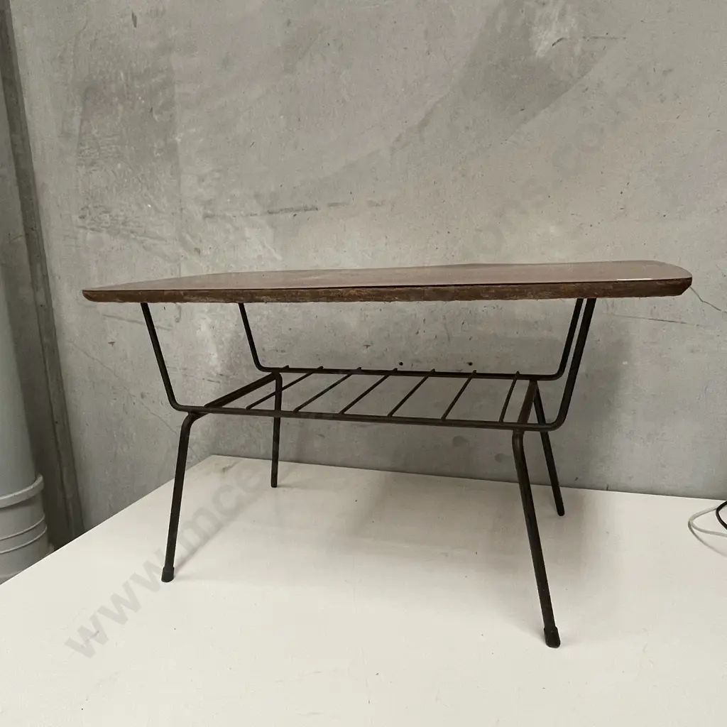 Vintage Retro Coffee Table. Top 79 x 40cm H43 Image 1++